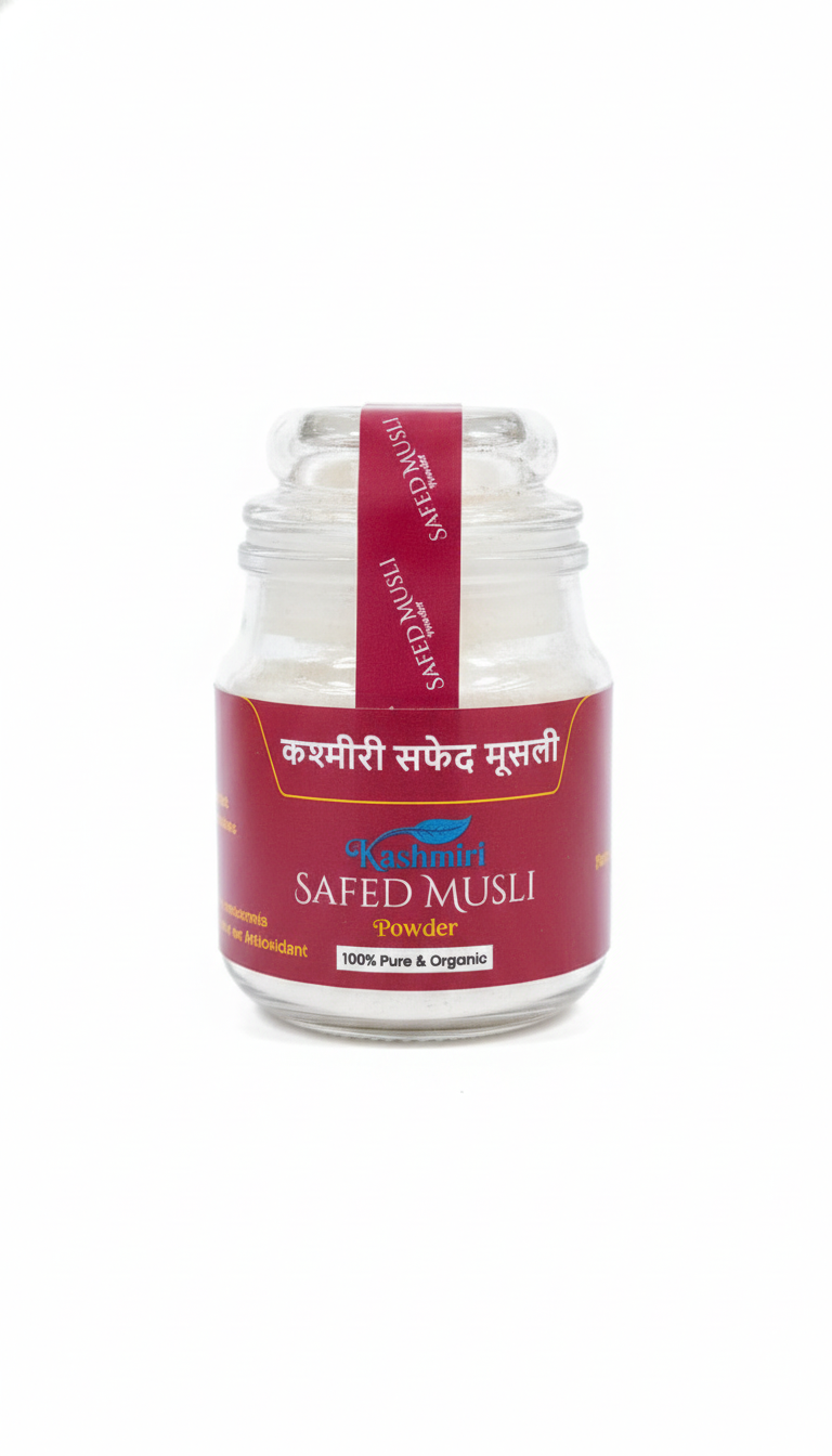 Safed Musli - Premium quality safed musli - Premium quality dry fruits from Kashmir